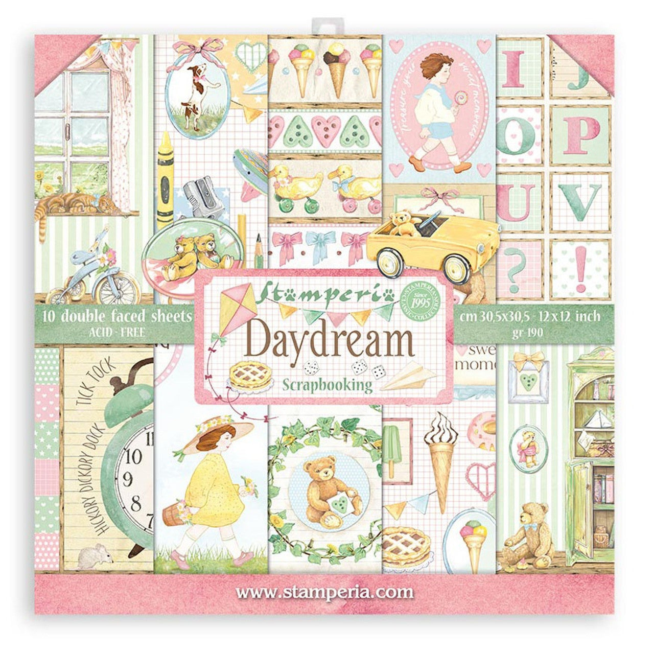 Block de cartulinas "Daydream" de 20.3x20.3 cm