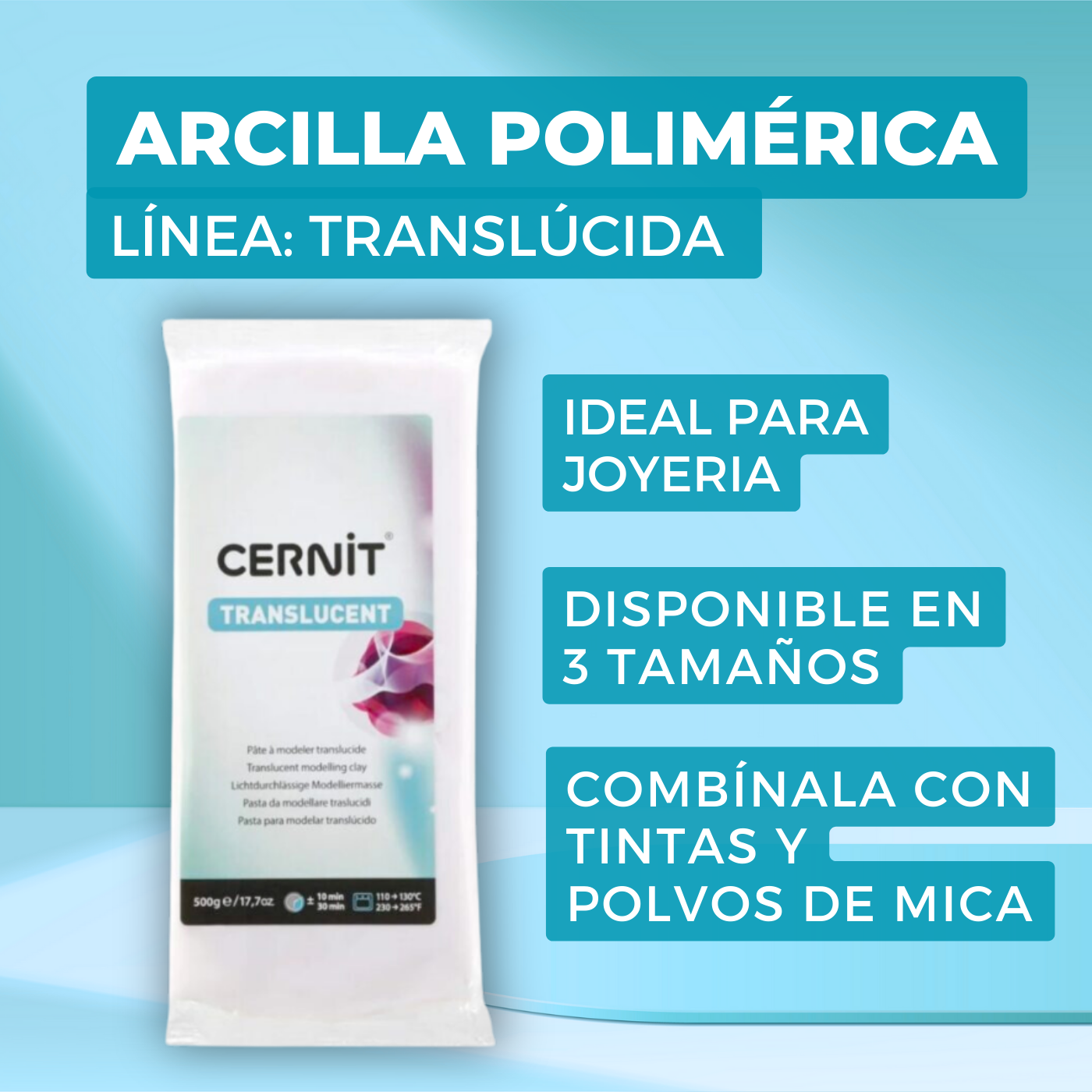 Arcilla Polimérica Translúcida