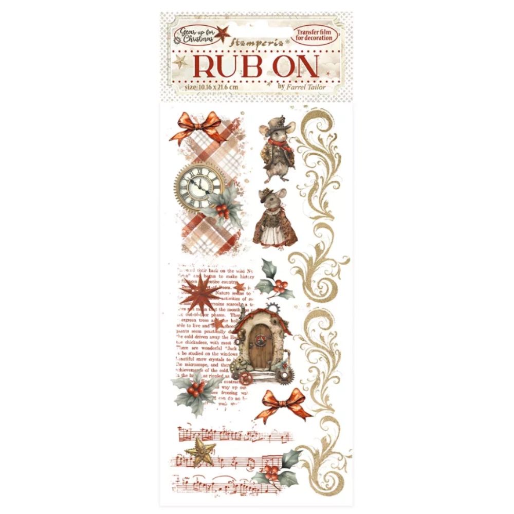 Rub-on The Nutcracker Ratones - Navidad