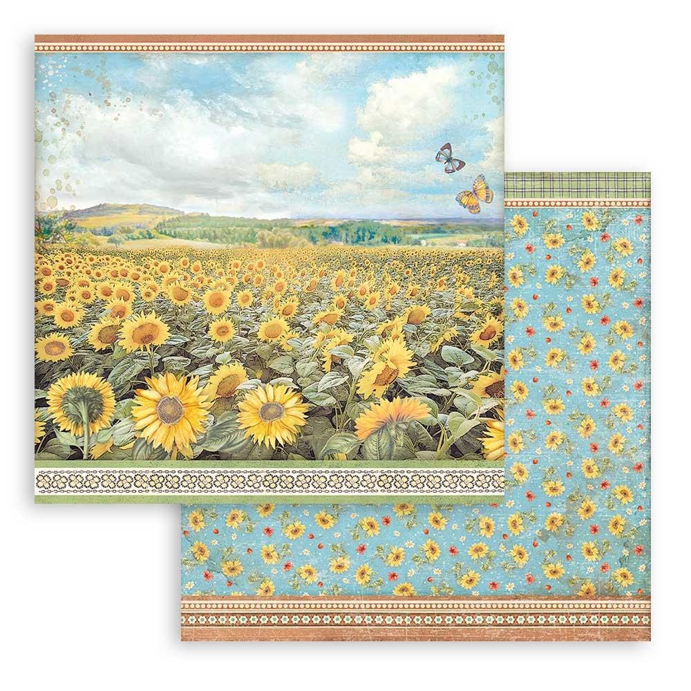 Block de cartulinas "SunFlower Art" de 20.3x20.3 cm