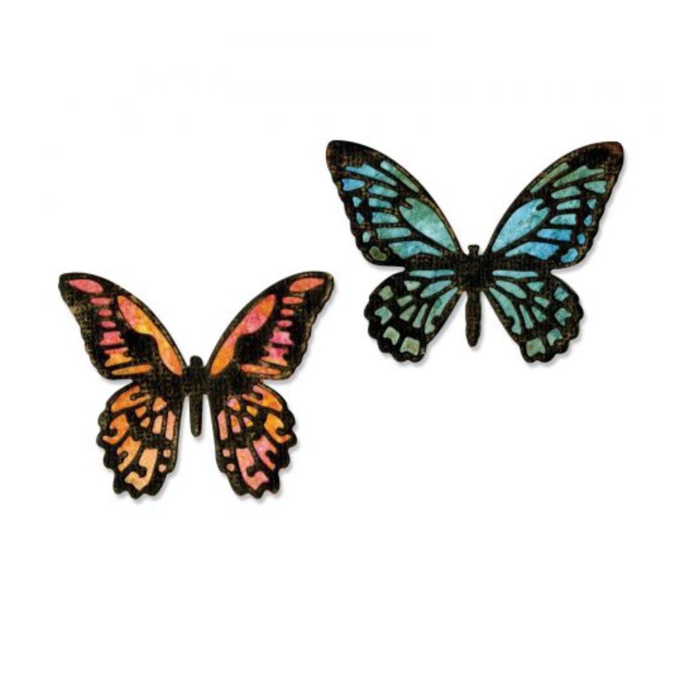 Troqueles Thinlits Tim Holtz Mariposas detalladas mini