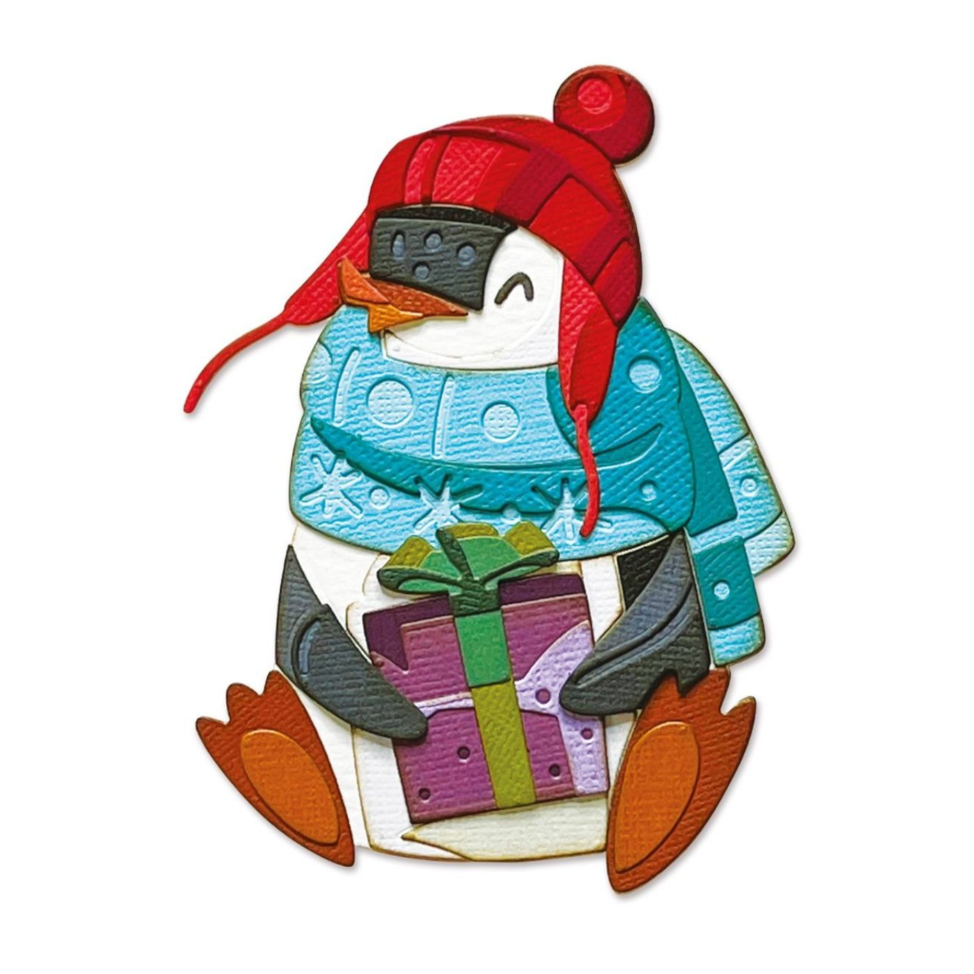 Troqueles Thinlits Tim Holtz Colorize Pingüino Eugenio - Navidad