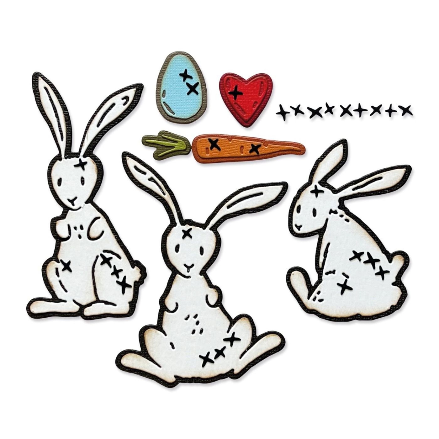 Troqueles Thinlits Tim Holtz Bunny Stitch