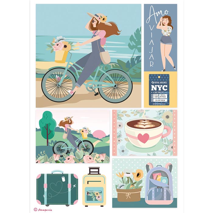 Papel de arroz A4 28gr Johanna Rivero – Bicicleta