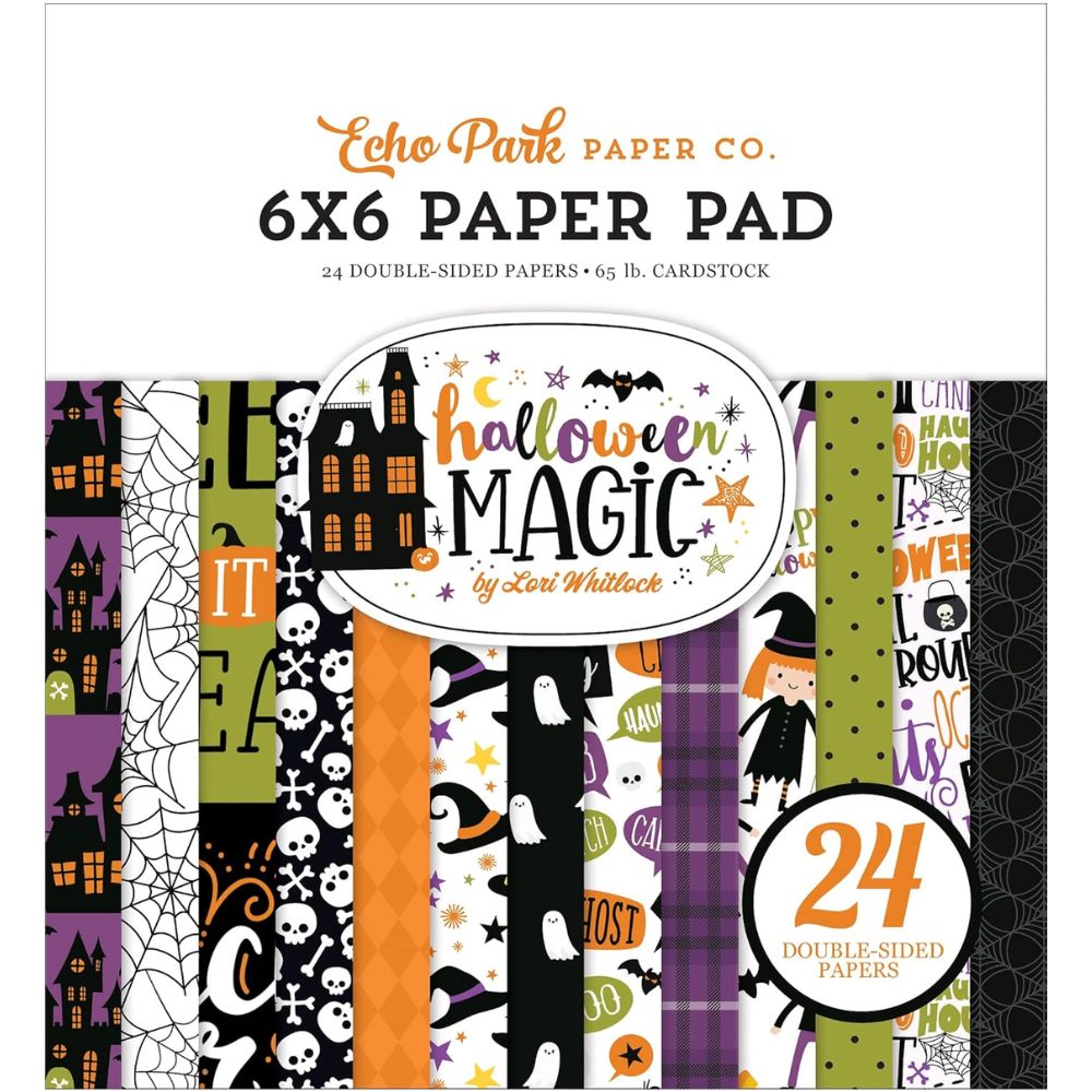 Block de cartulinas Halloween Magic 15.24x15.24cm