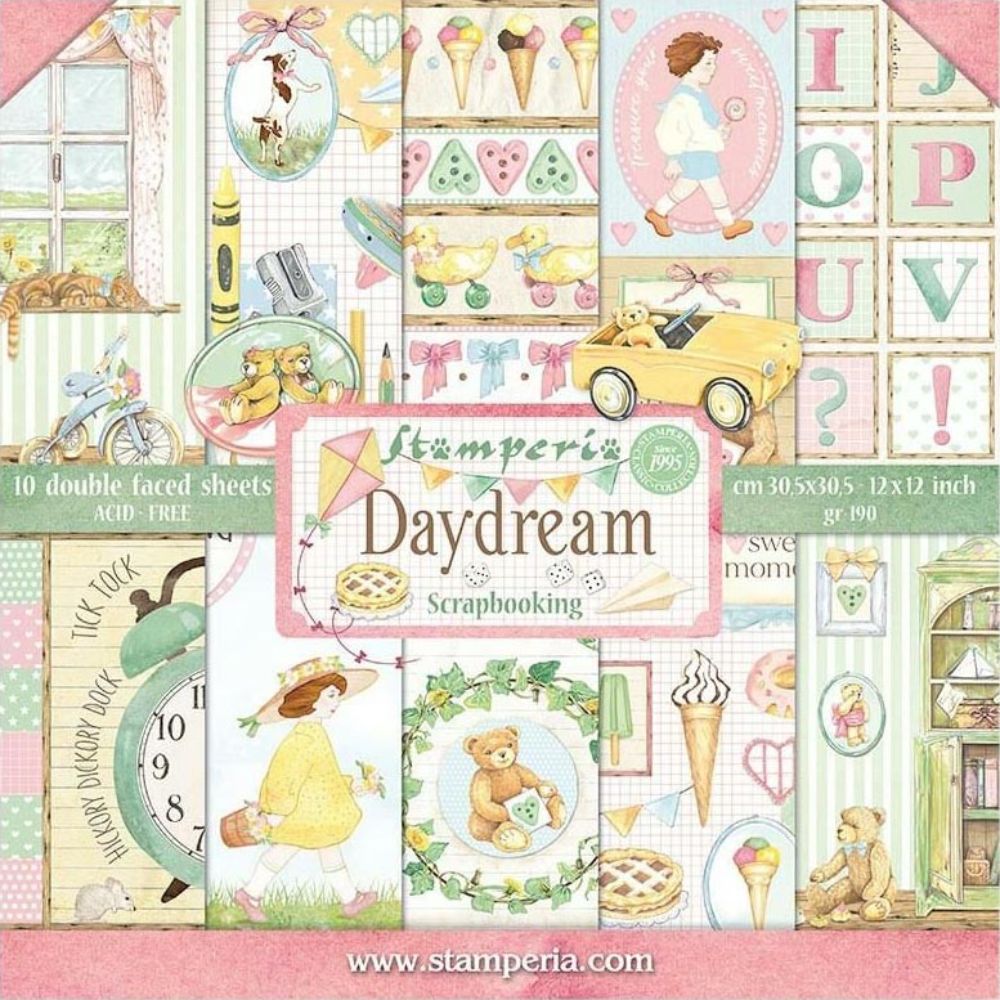 Block de cartulinas "Daydream" de 30.5x30.5cm