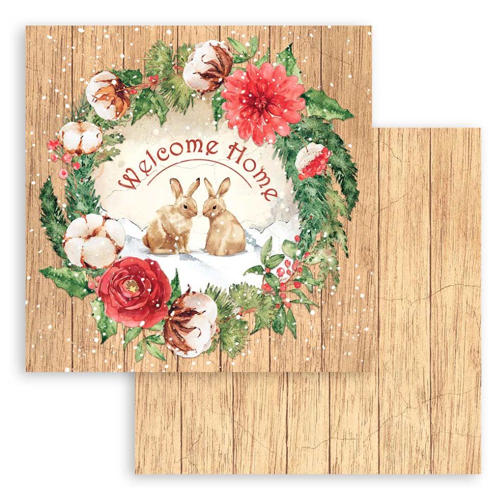 Block de cartulinas "Romantic Home for the Holidays” de 30.5x30.5 cm