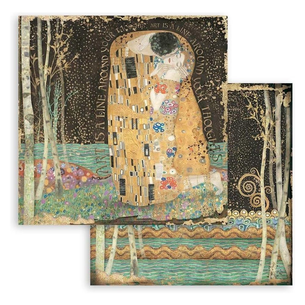 Block de cartulinas ''Klimt" de 30.5x30.5cm