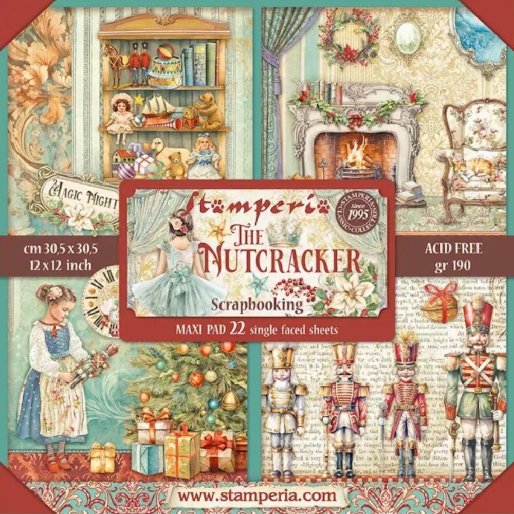 Block de cartulinas "The Nutcracker" - Cascanueces de 30.5x30.5cm - 22Hj