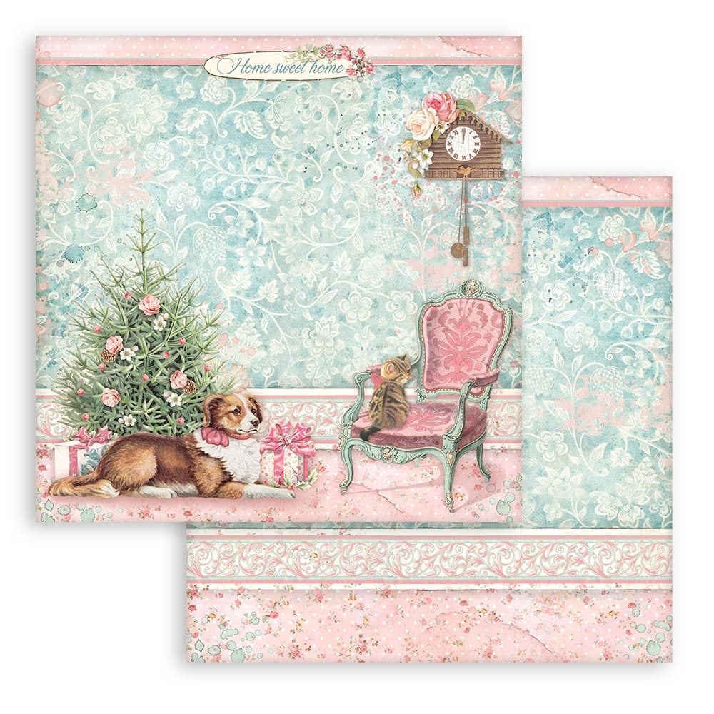 Block de cartulinas "Sweet Winter” de 30.5x30.5 cm