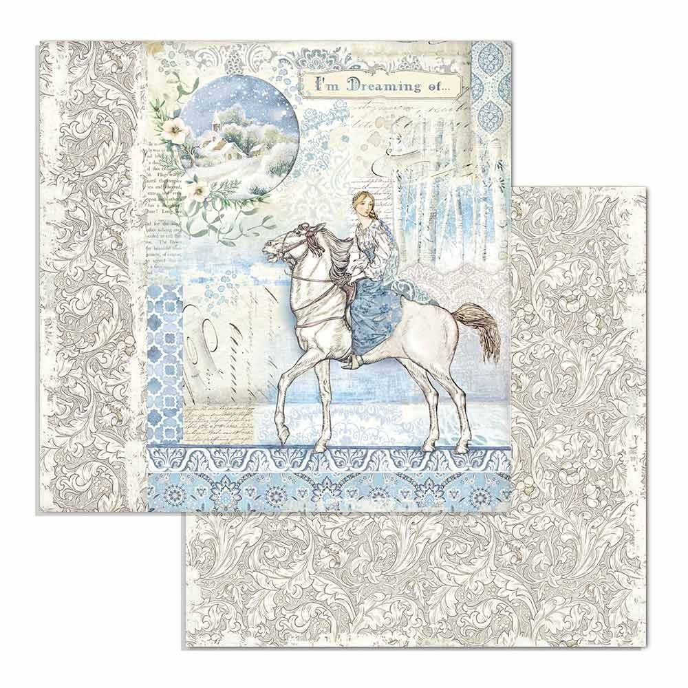 Block de cartulinas "Winter Tales” de 30.5x30.5 cm