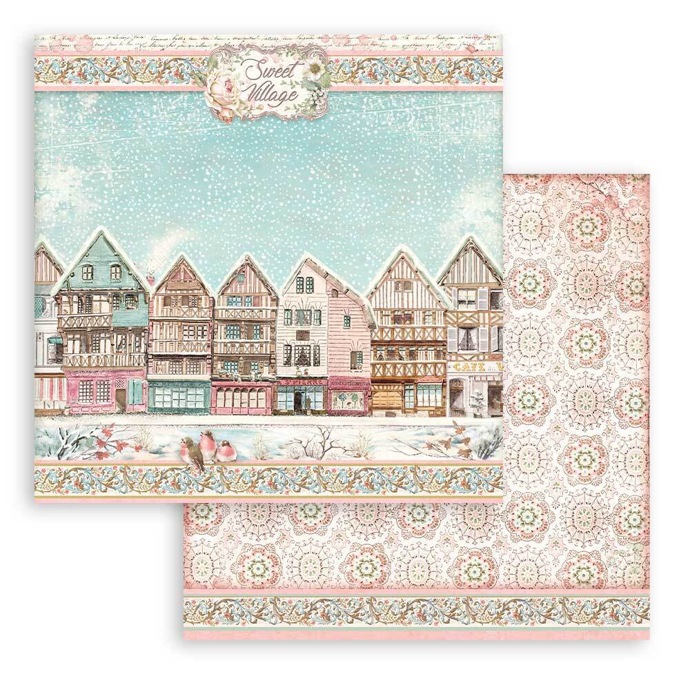 Block de cartulinas "Sweet Winter” de 20.3x20.3 cm