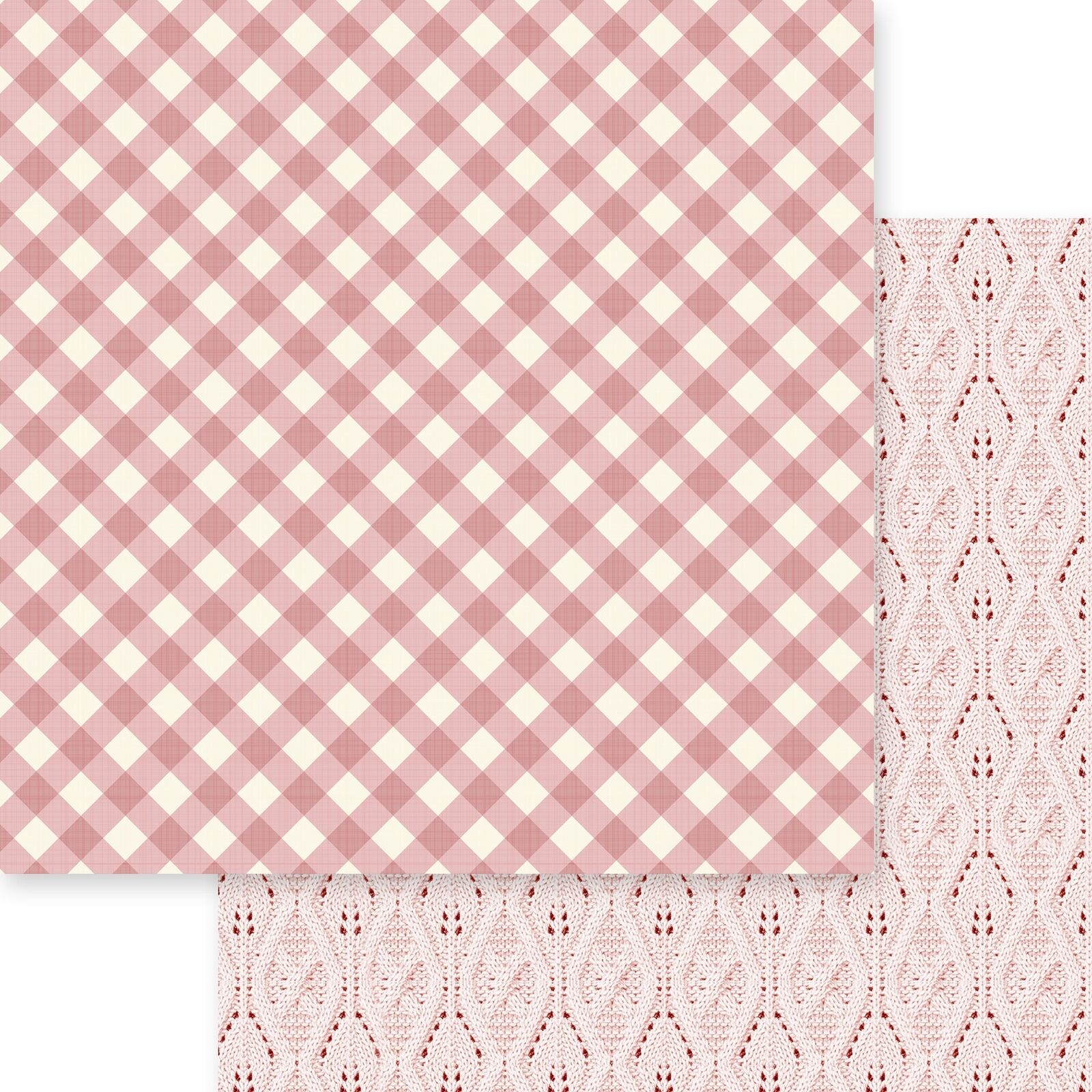 Pack de Cartulinas Gingham Love 30.5x30.5cm