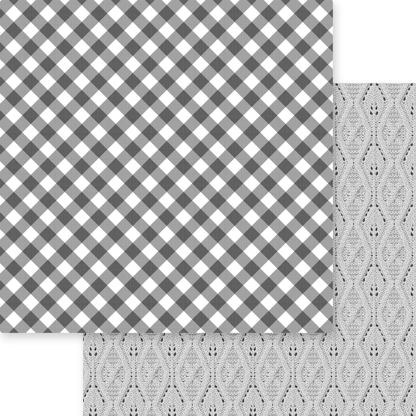 Pack de Cartulinas Gingham Love 30.5x30.5cm