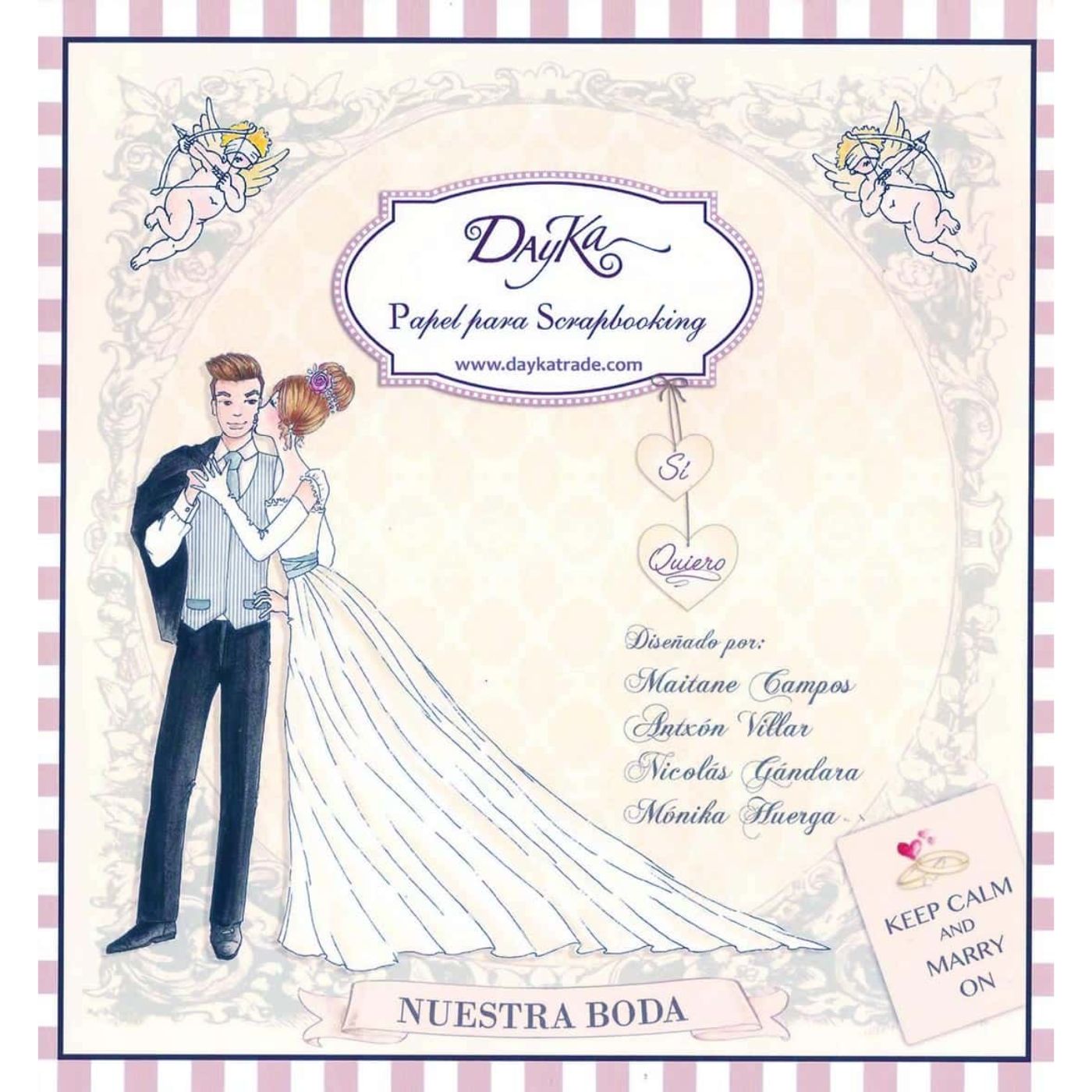 Block de Cartulinas “Nuestra Boda” 20x20cm