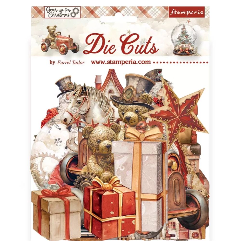 Die Cuts Romantic Gear Up For Christmas - Navidad