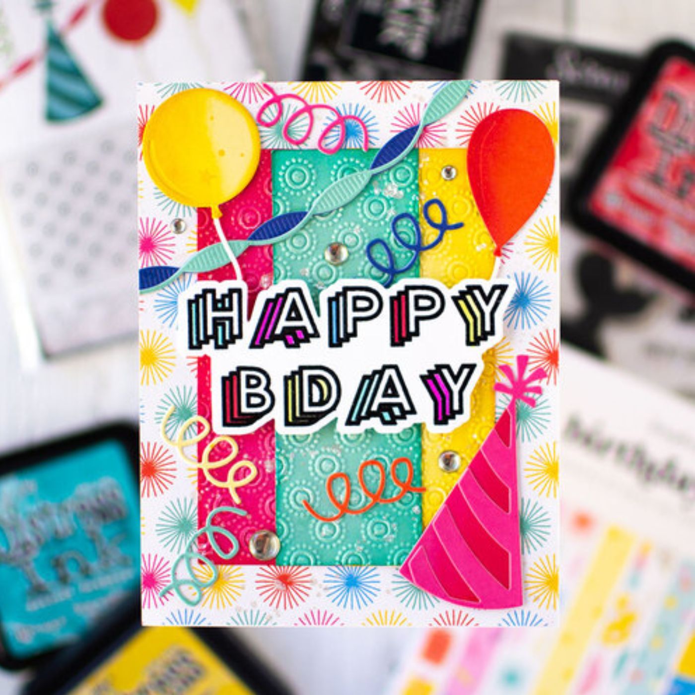 Troqueles Thinlits con Folder de Embossing Celebrate para Sidekick de Tim Holtz