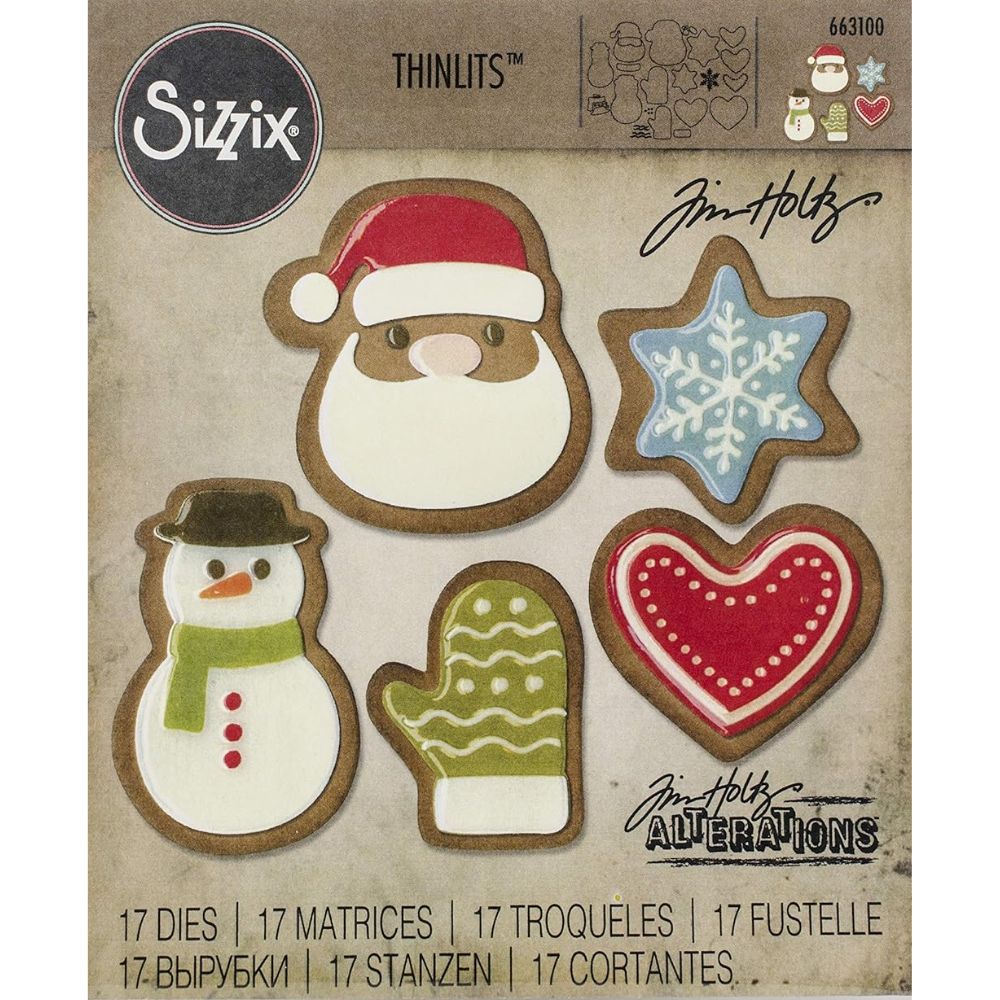 Troqueles Thinlits Tim Holtz Recién horneado #1 - Navidad