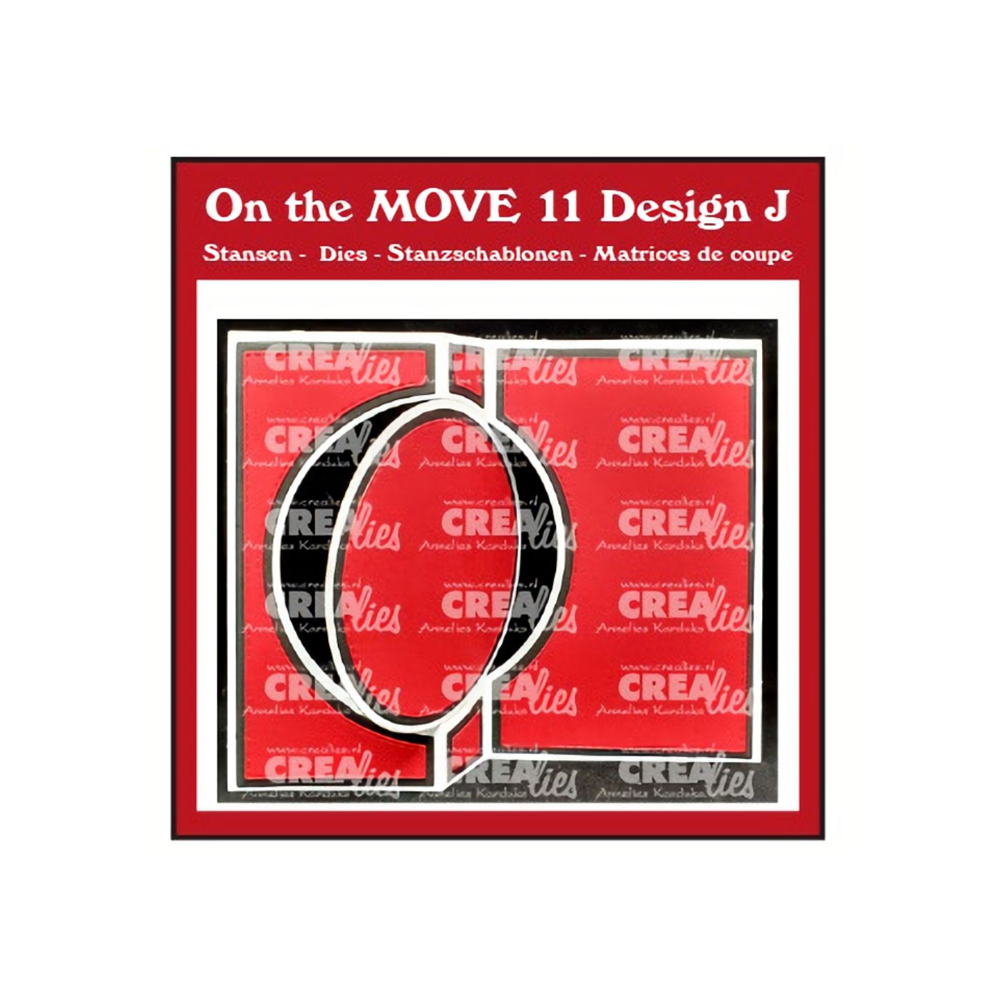 Troquel On the Move N°11 Diseño J Swingcard with Circle