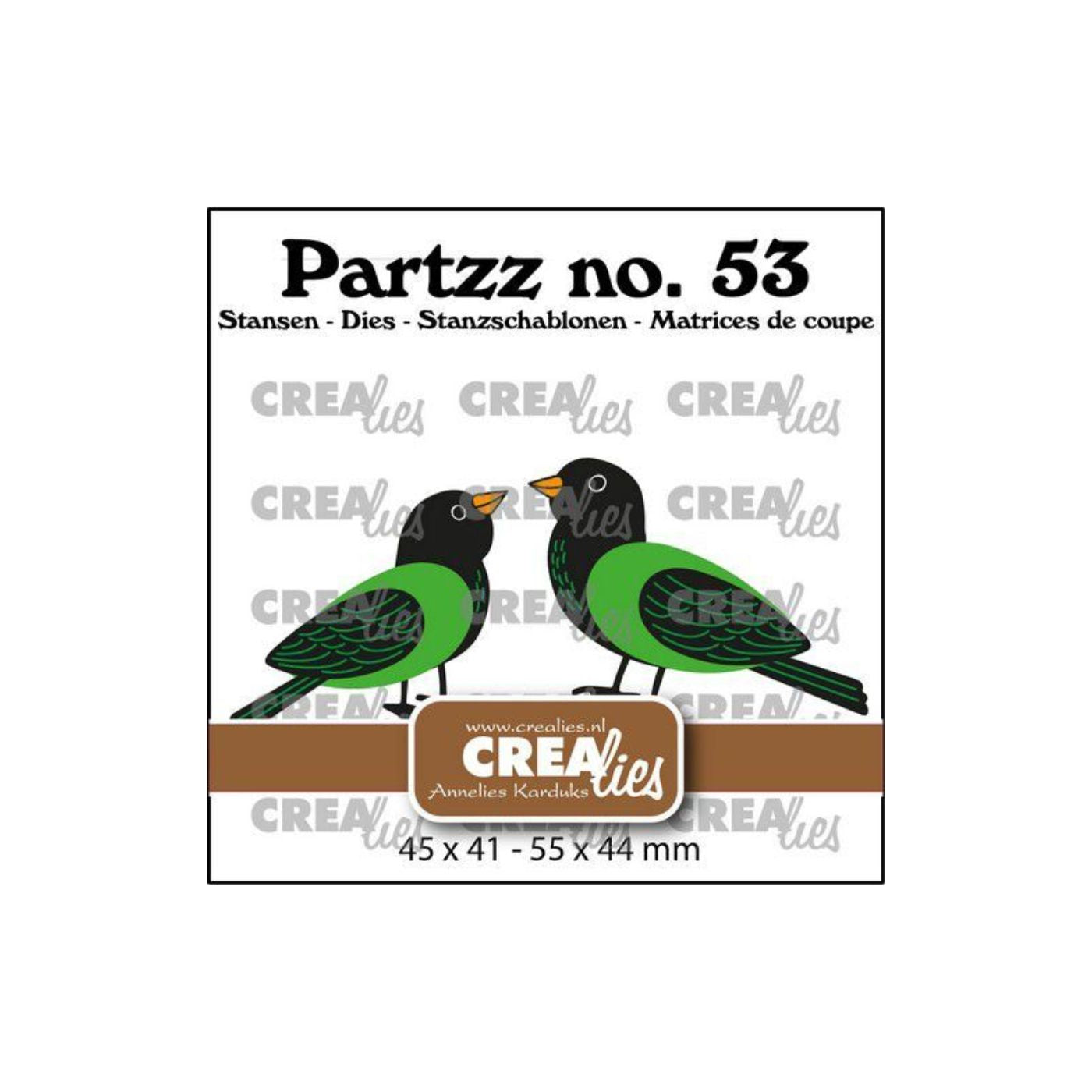 Troquel Partzz N°53 Dos pájaros