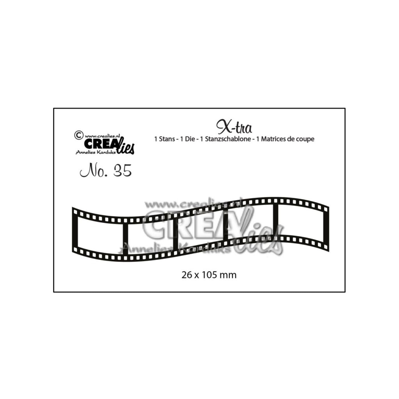 Troquel X-tra N°35 Curved filmstrip small