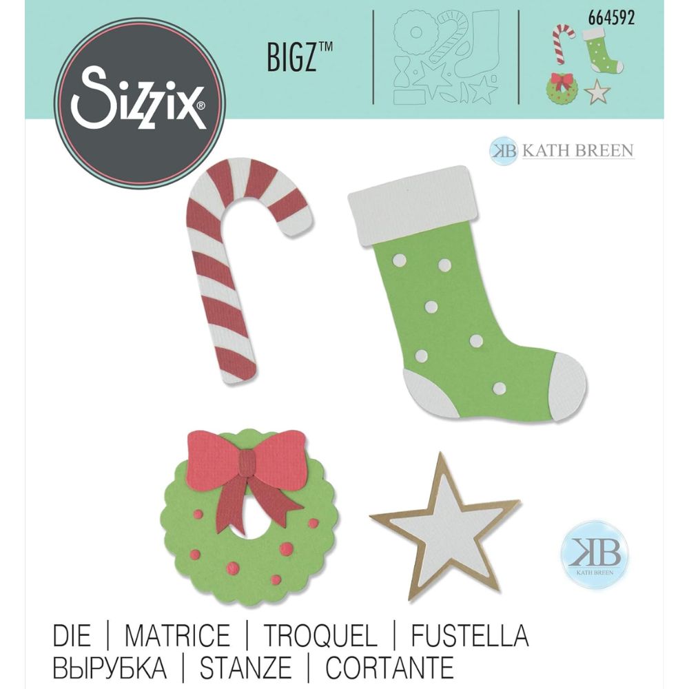 Troquel Bigz Elementos Navidad