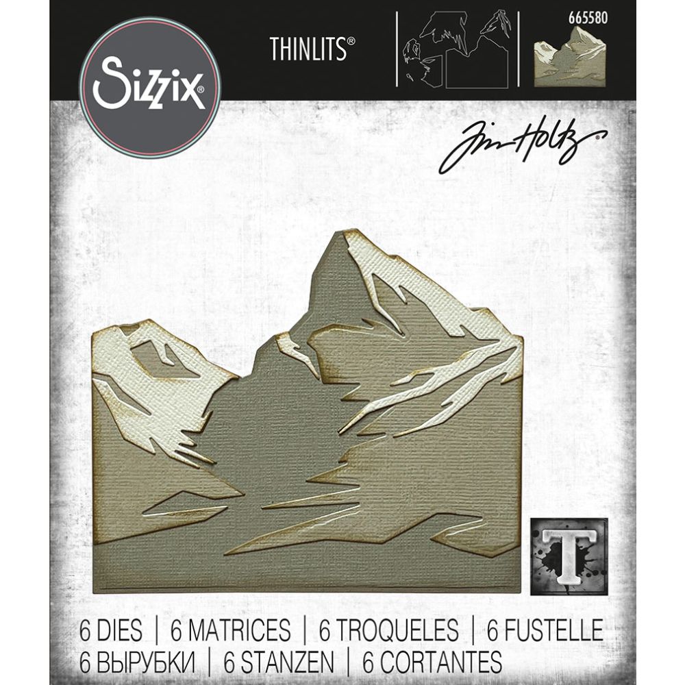 Troqueles Thinlits Tim Holtz Cima de montaña