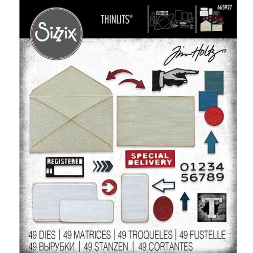 Troqueles Thinlits Tim Holtz Postal