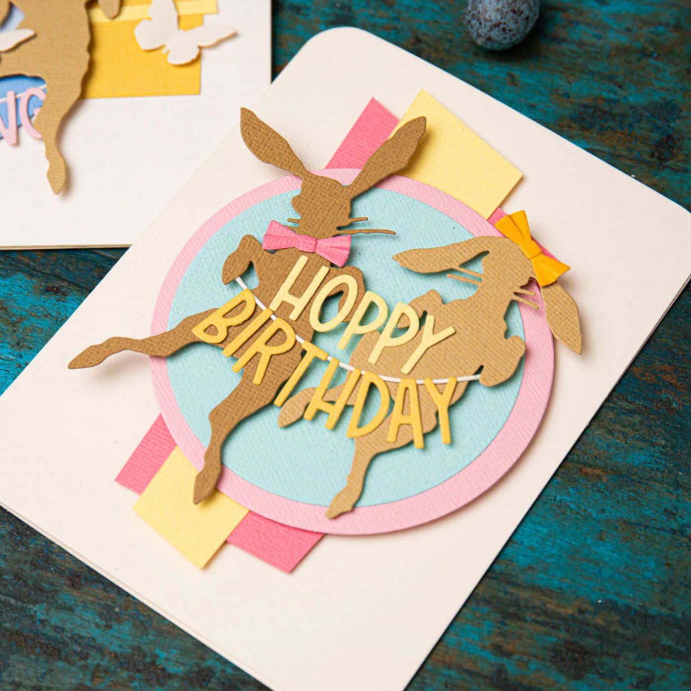 Troqueles Thinlits Vault Hippity Hop - Conejos de Tim Holtz