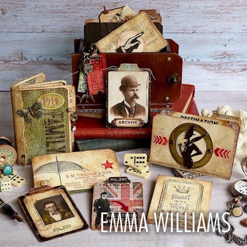 Troqueles Thinlits Vintage Labels de Tim Holtz