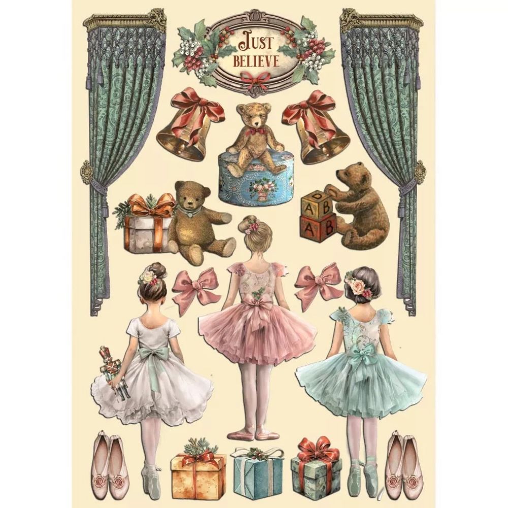 Formas de maderita The Nutcracker Ballet - Navidad