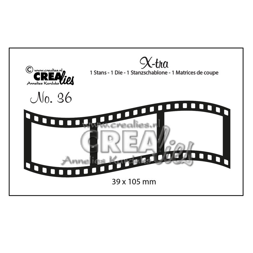 Troquel X-tra N°36 Curved filmstrip medium